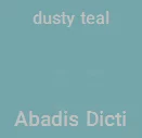 dusty teal